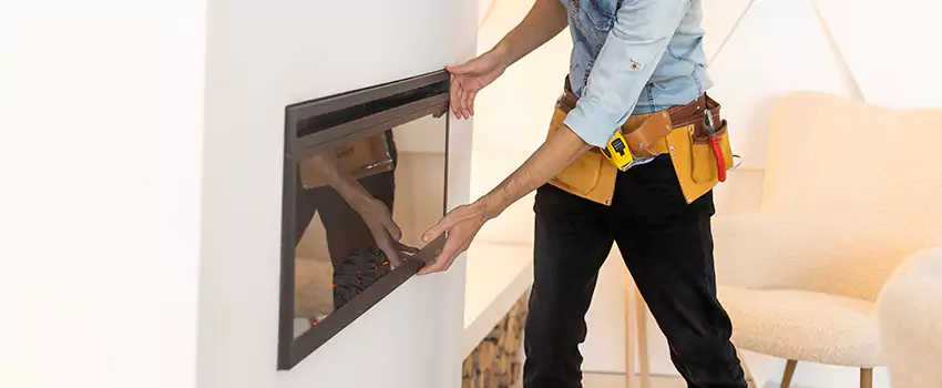 Metal Fireplace Installation in Lima, Ohio