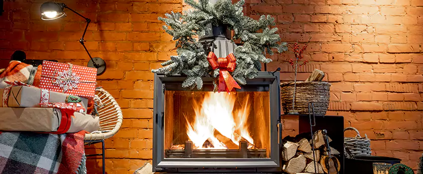 Travis Industries Linear Gas Fireplace Installation in Lima, Ohio