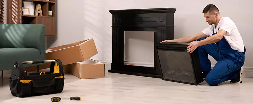 Old Rusted Metal Fireplace Repair And Replacement in Lima, OH